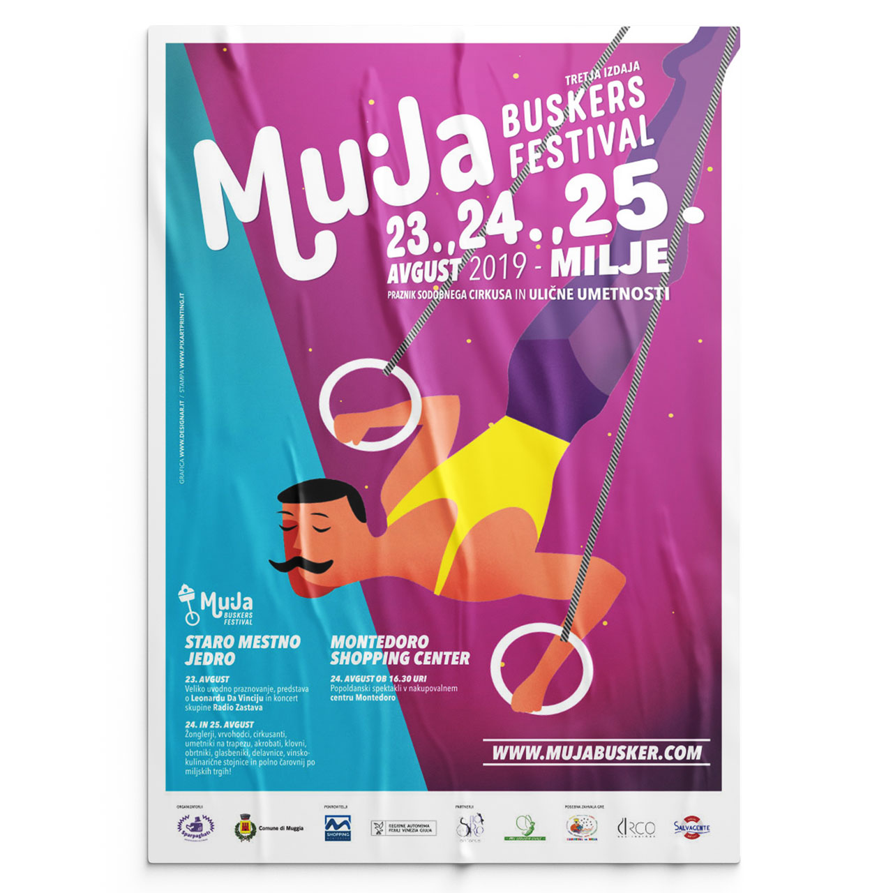 Muja Buskers Festival poster