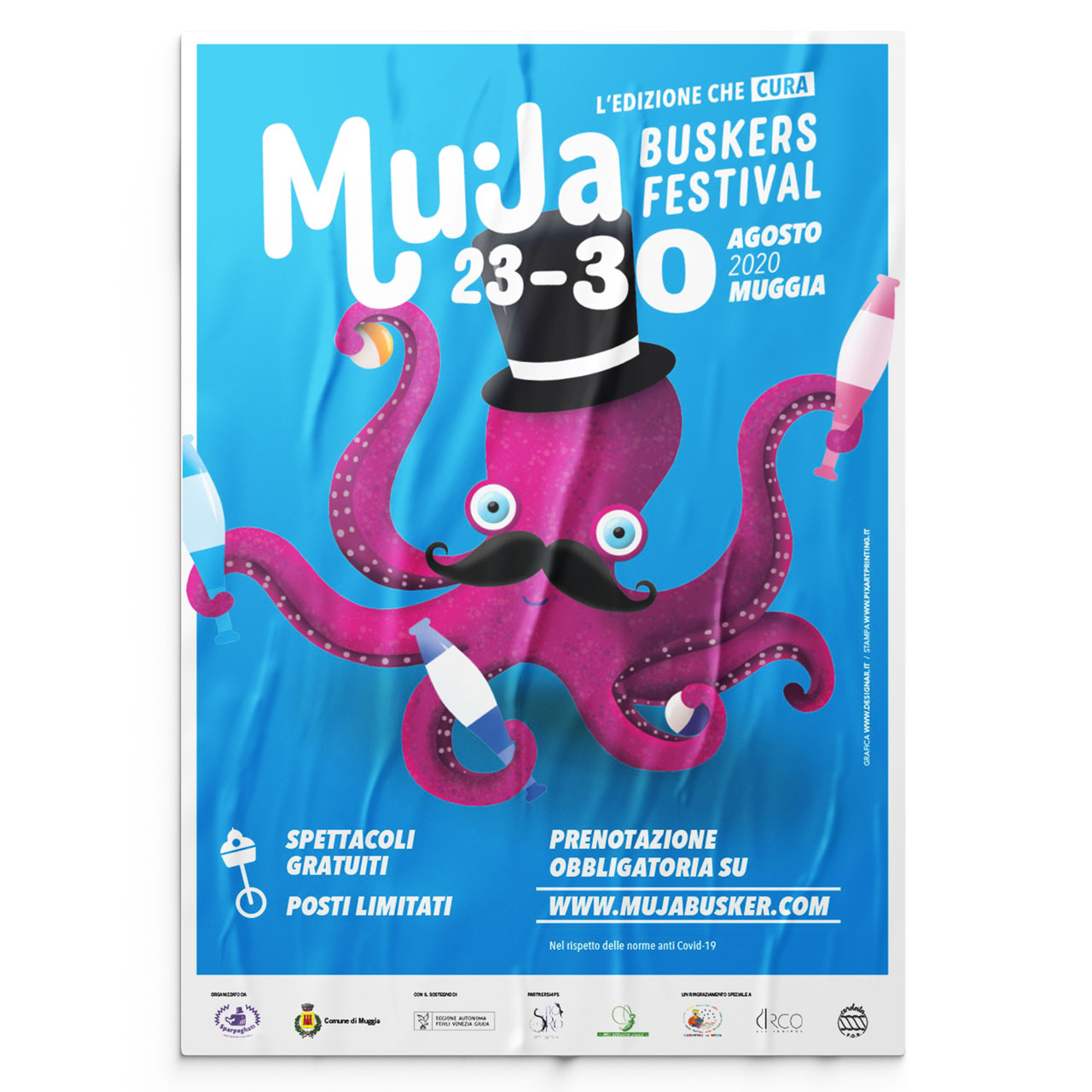 Muja Buskers Festival poster
